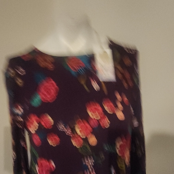 Johnny Was Multicolor Floral Blouse - Picture 4 of 5